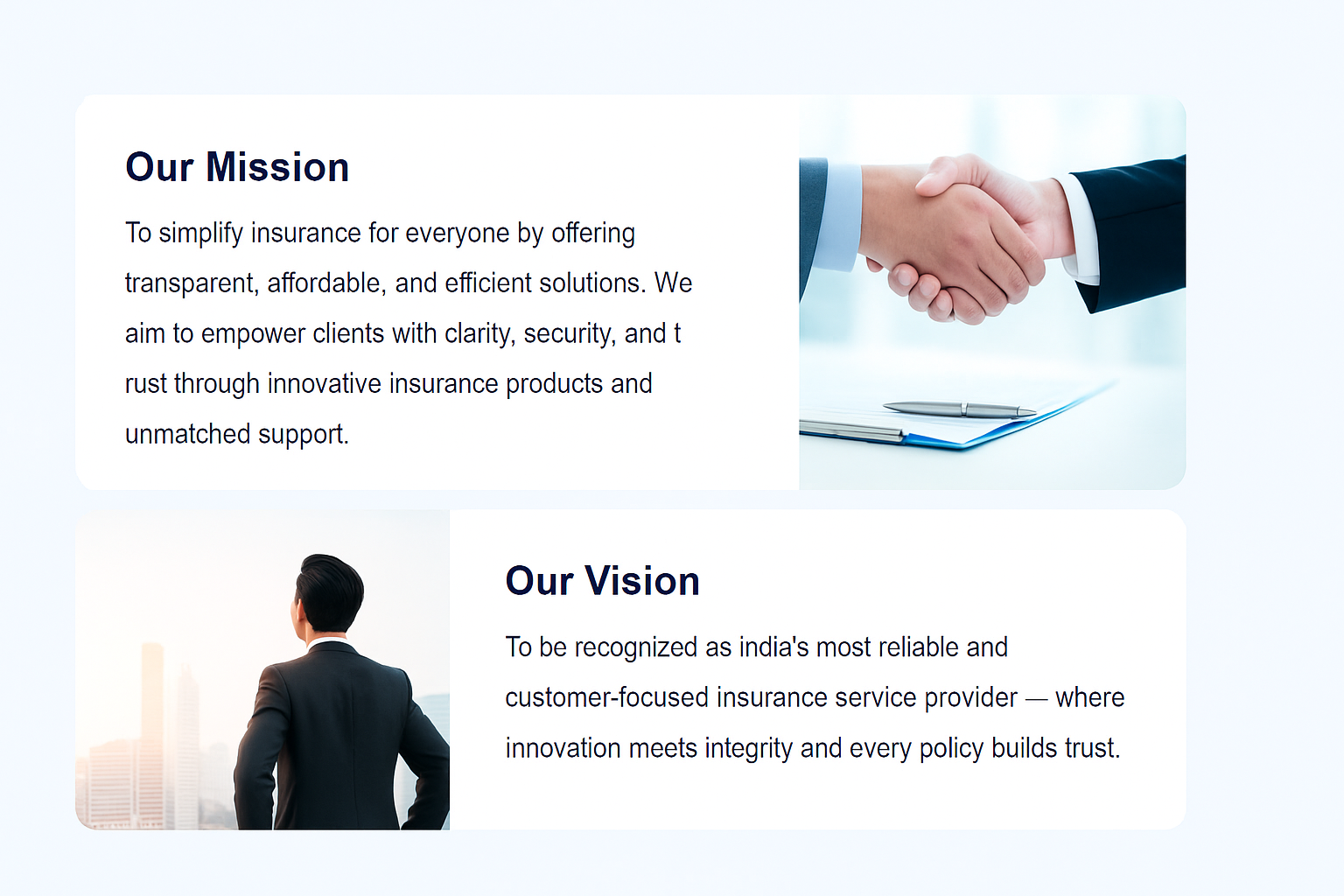 Our Mission & Vision